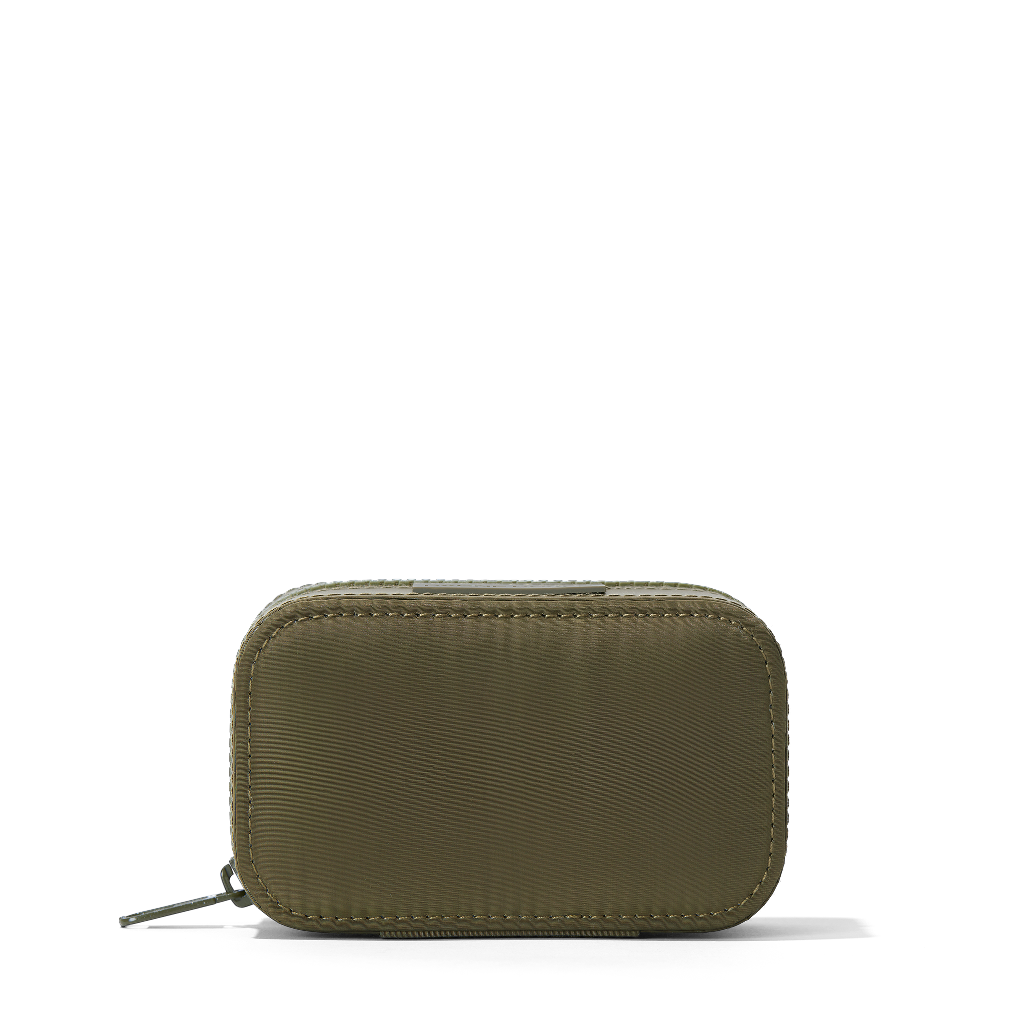 Frankie Jewelry Case in Dark Moss, Small