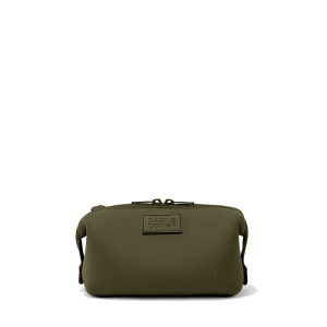 Hunter Toiletry Bag in Dark Moss, Small