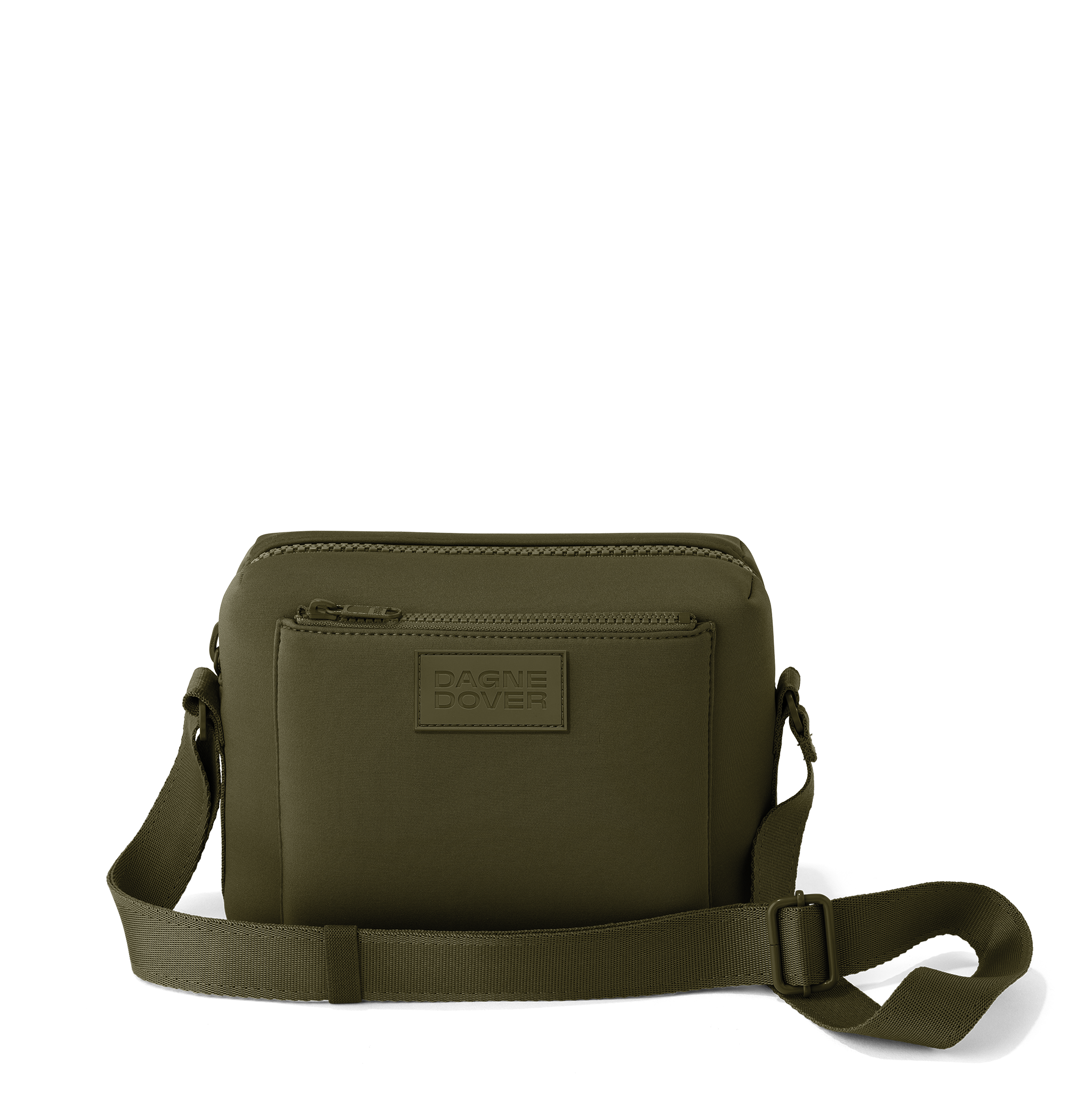 Micah Crossbody in Dark Moss