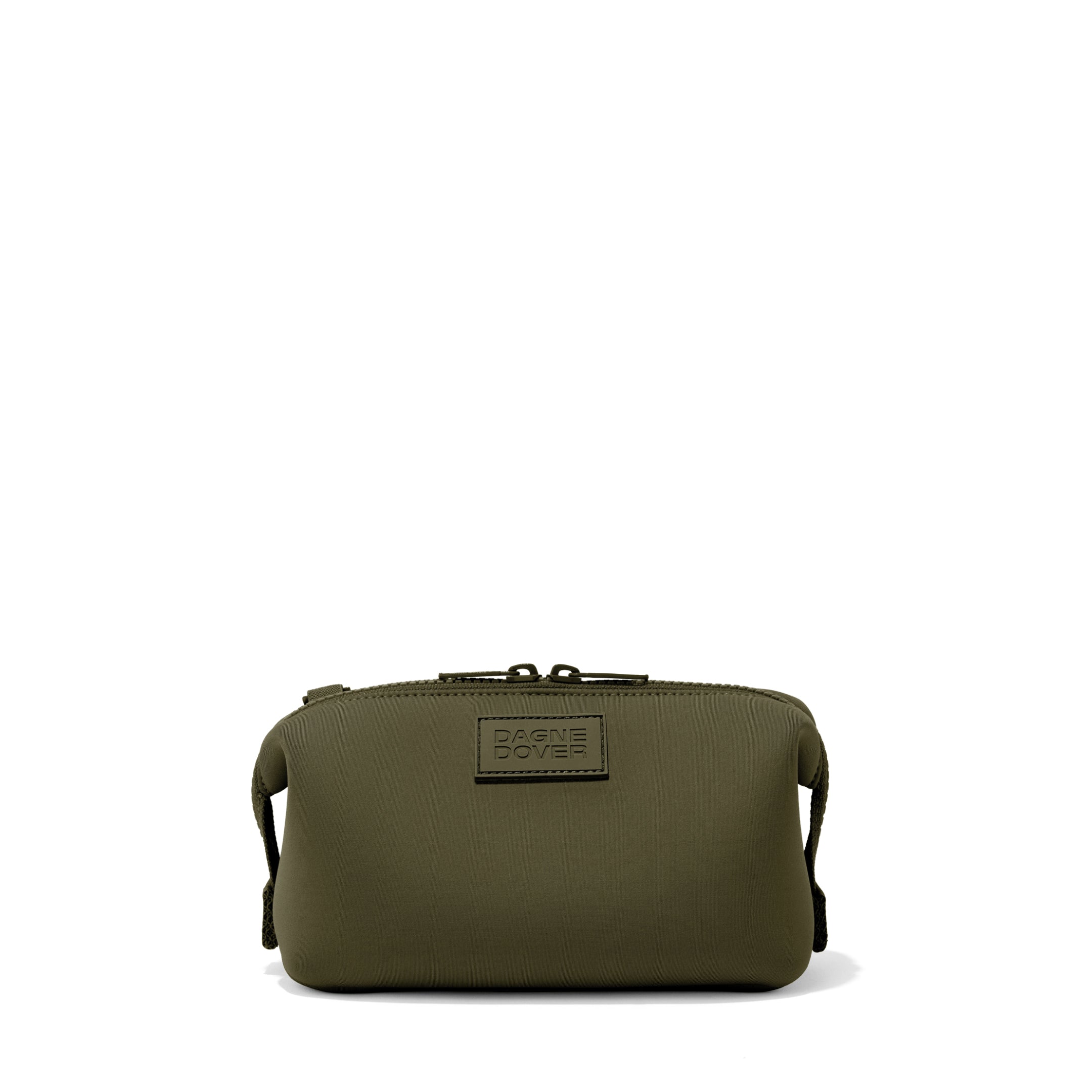 Hunter Toiletry Bag in Dark Moss, Small - Image 3