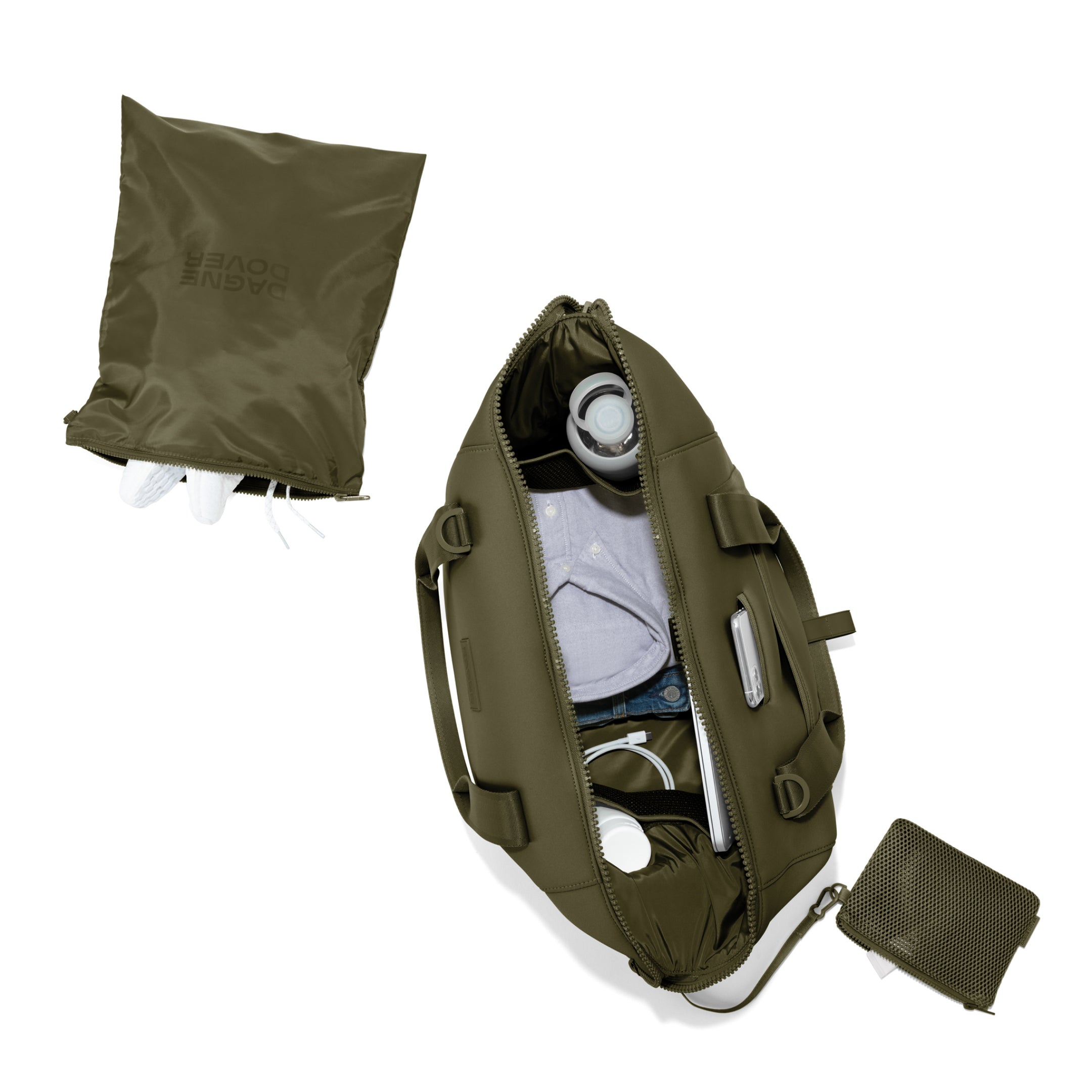 Landon Carryall in Dark Moss, Large - Image 7