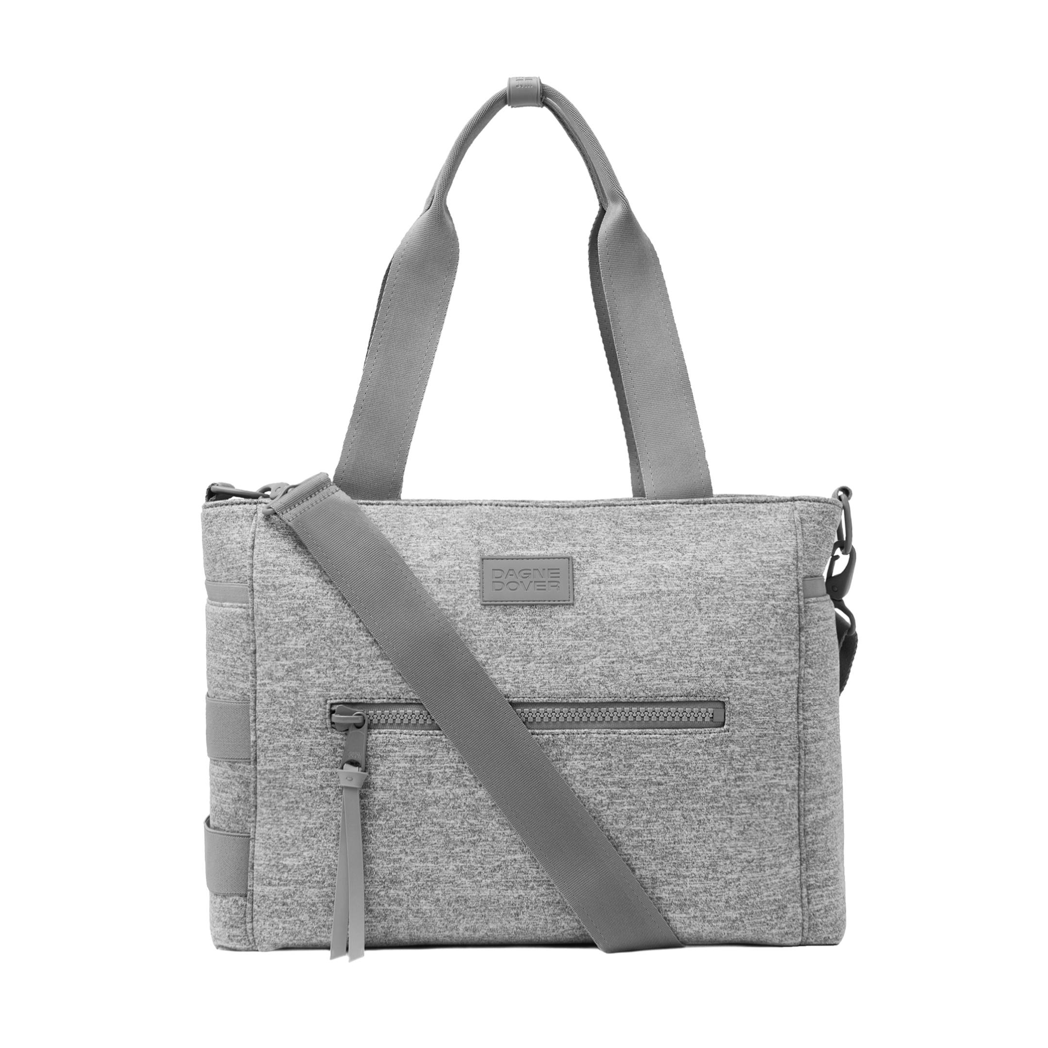 Wade Diaper Tote in Heather Grey