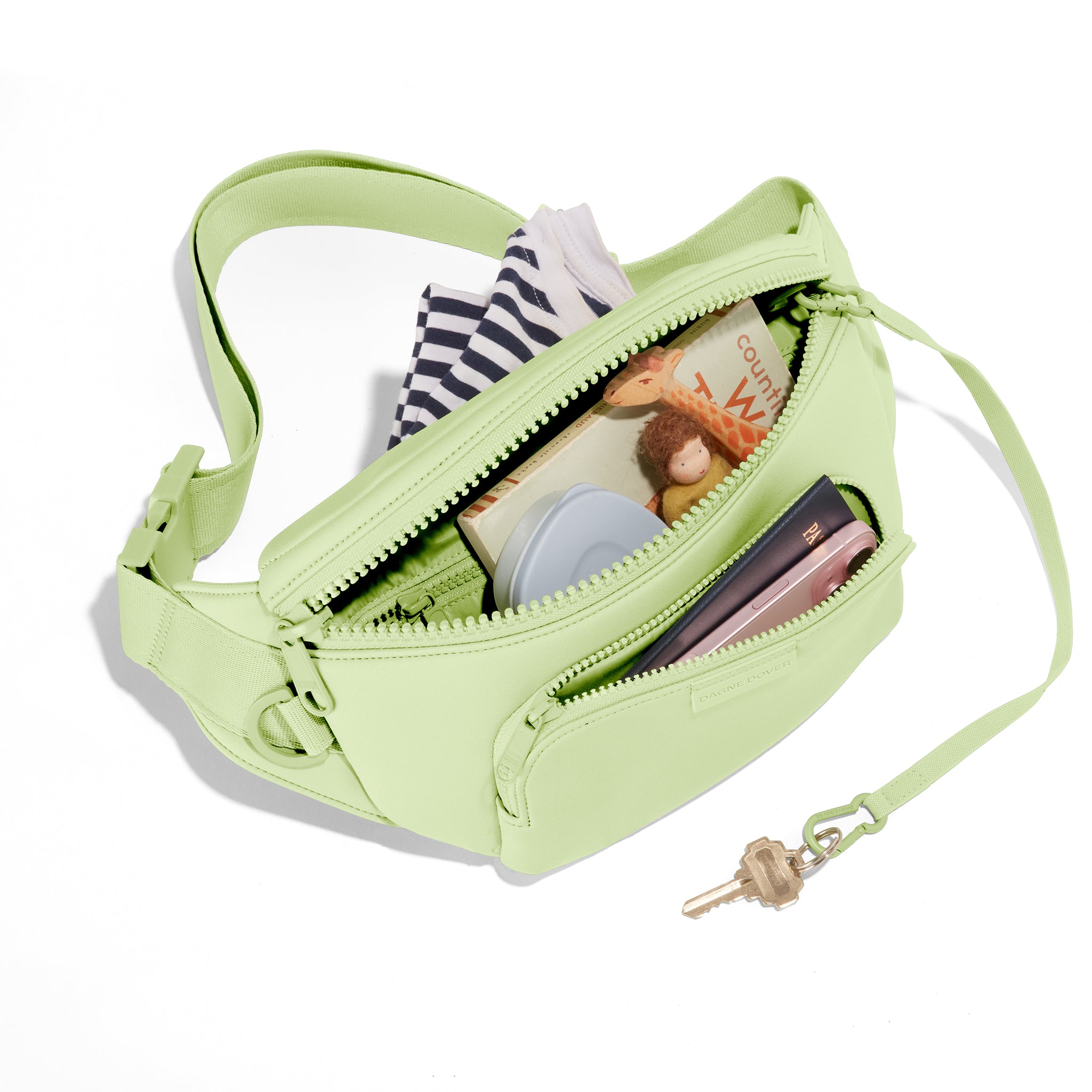 Jax Large Fanny Pack in Matcha Latte - Image 4
