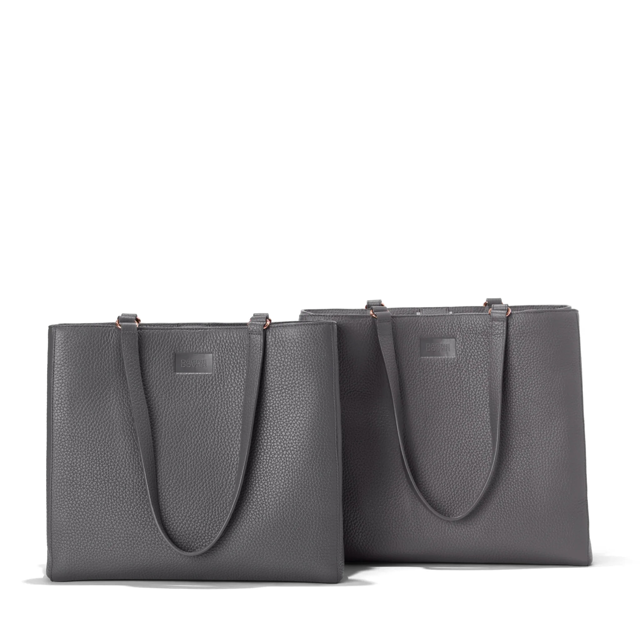 Allyn Tote in Graphite, Large - Image 7