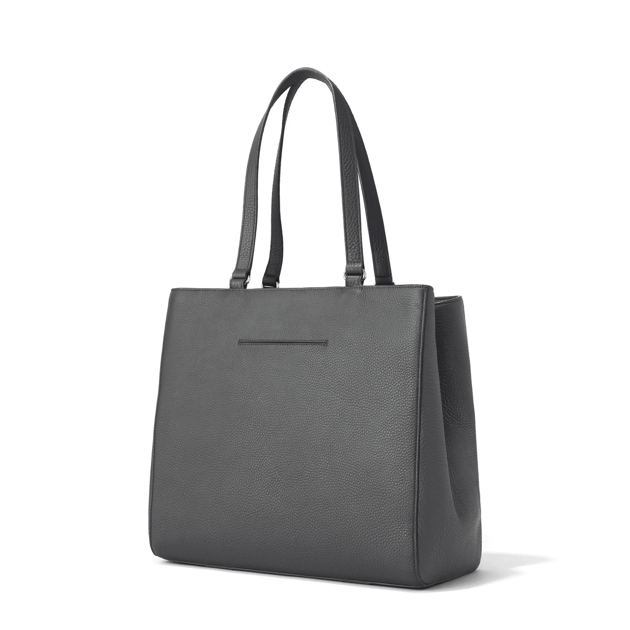 Allyn Tote in Graphite, Large - Image 3