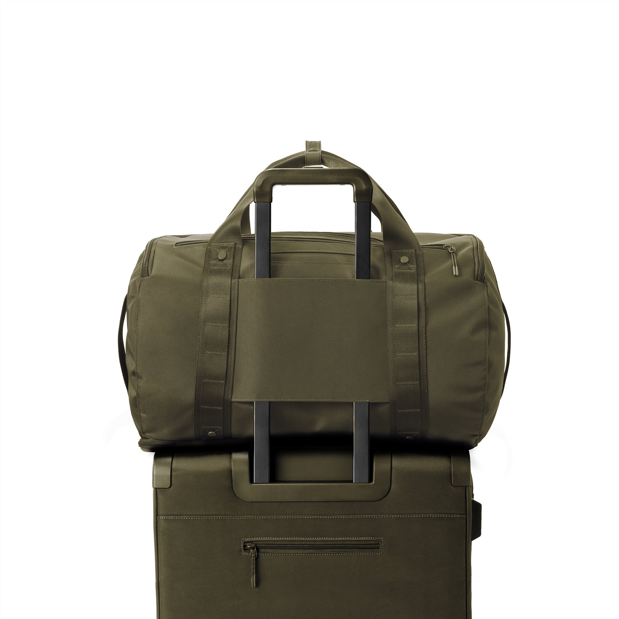 Denver Convertible Duffle in Dark Moss, Large - Image 14