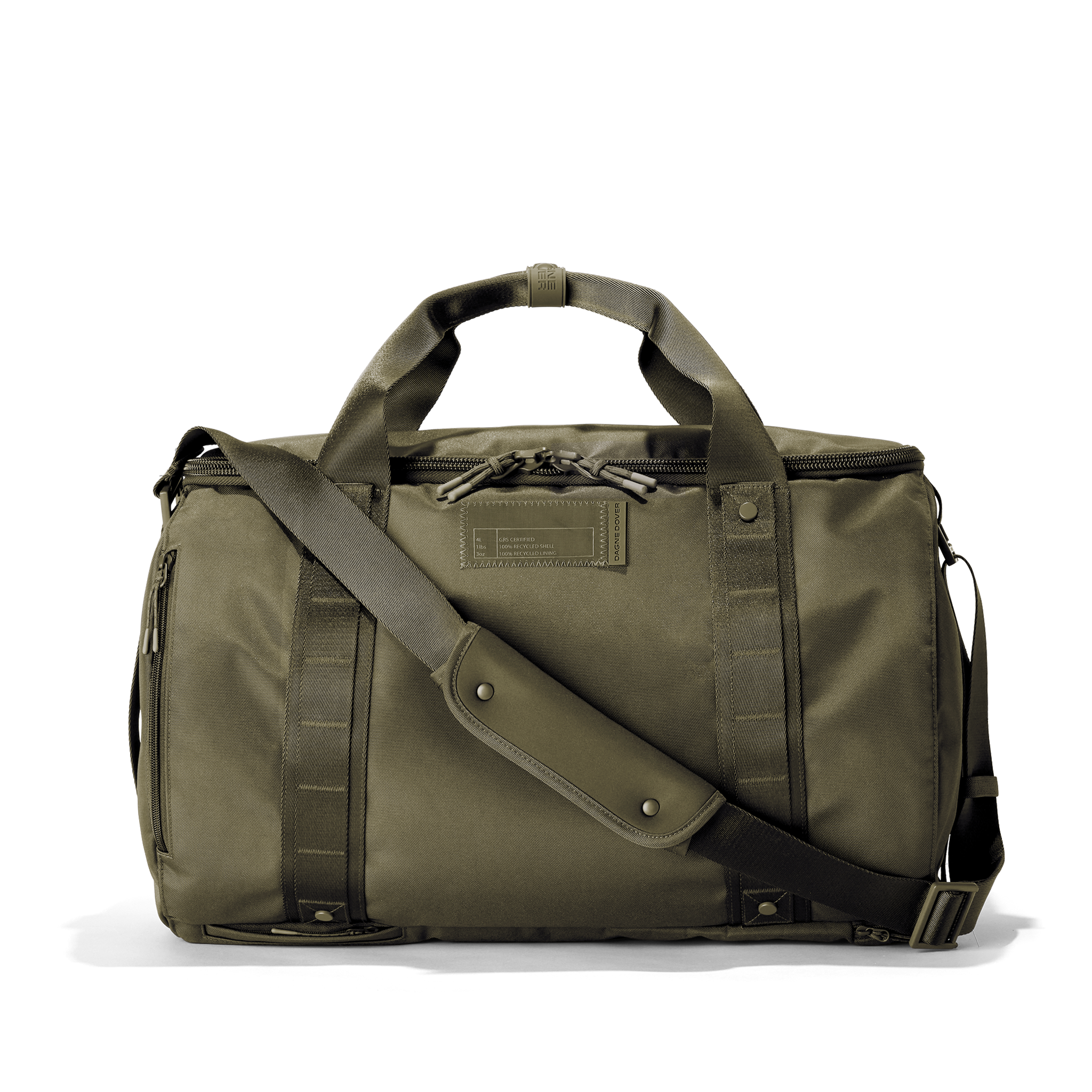 Denver Convertible Duffle in Dark Moss, Large - Image 2