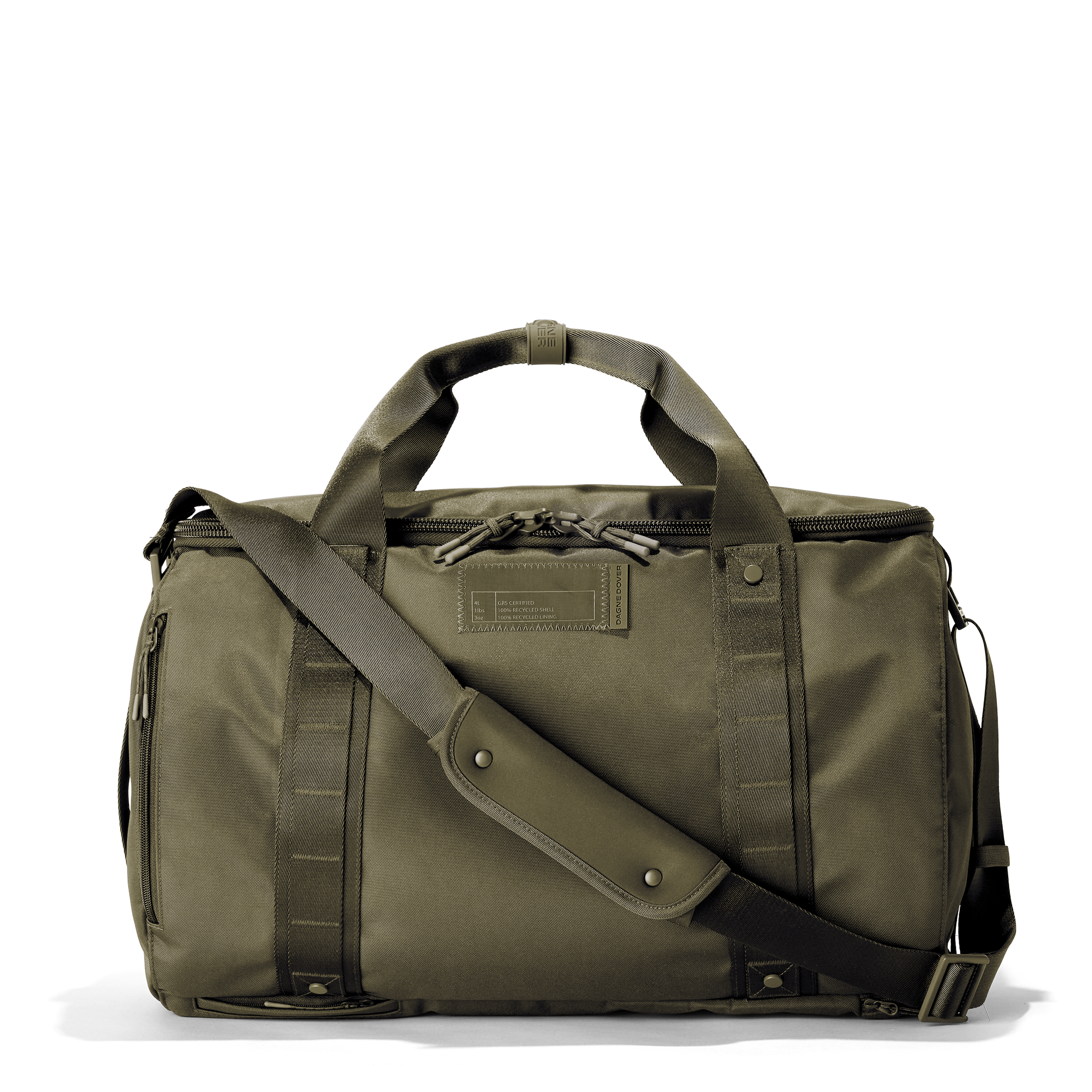 Denver Convertible Duffle in Dark Moss, Large