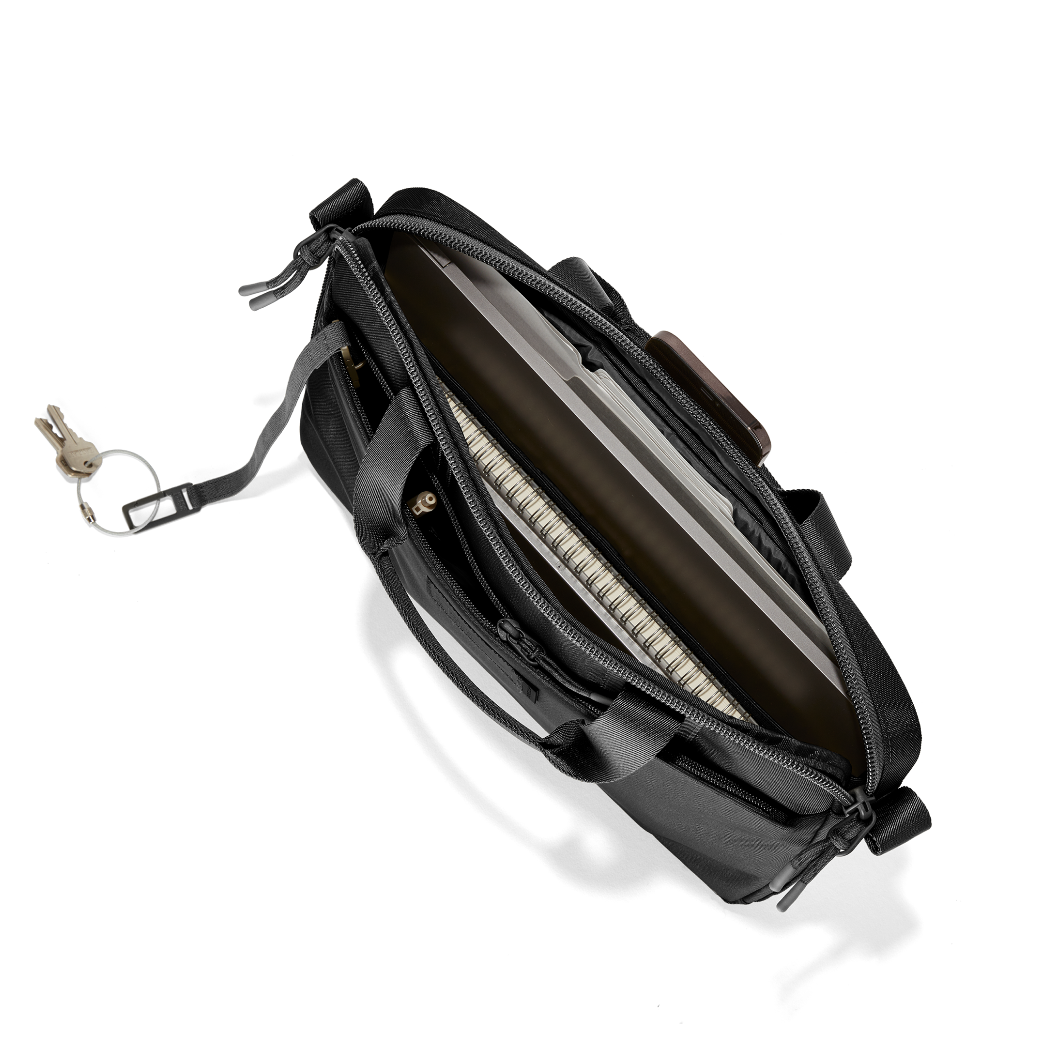 Oslo Slim Laptop Bag in Onyx - Image 10