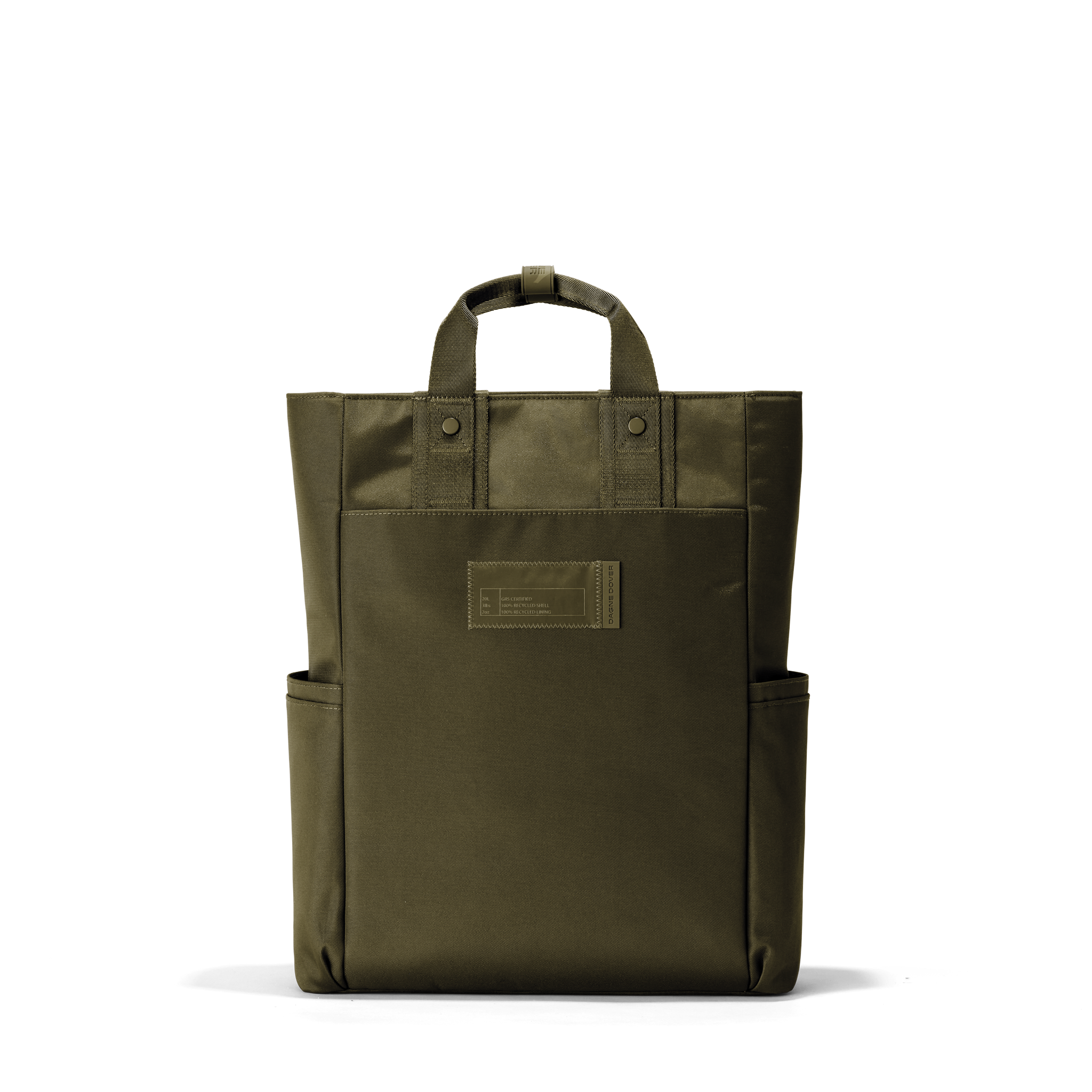 Petra Convertible Tote in Dark Moss