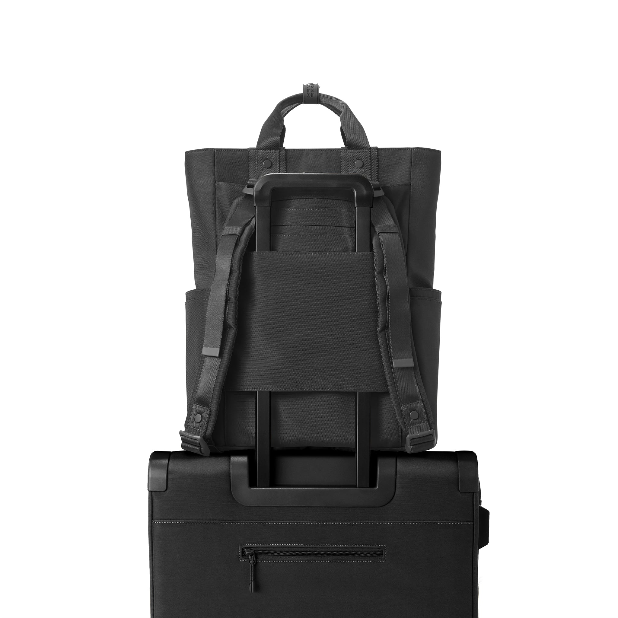 Petra Convertible Tote in Onyx - Image 13