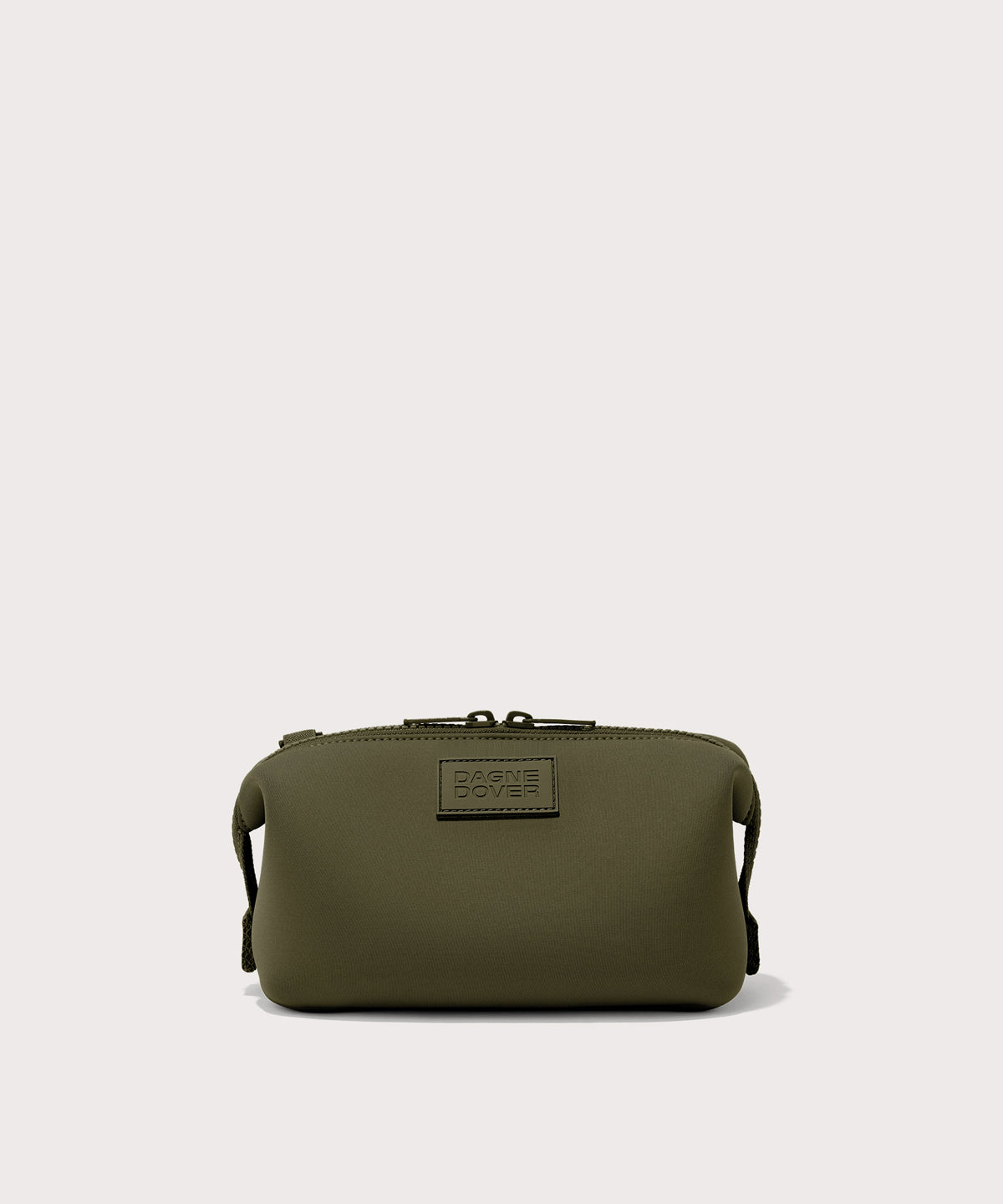 Hunter Toiletry Bag in Dark Moss, Small - Image 10