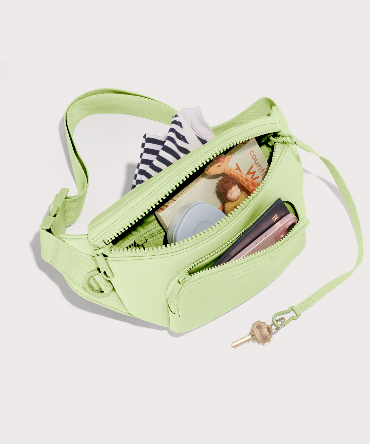 Jax Large Fanny Pack in Matcha Latte - Image 6