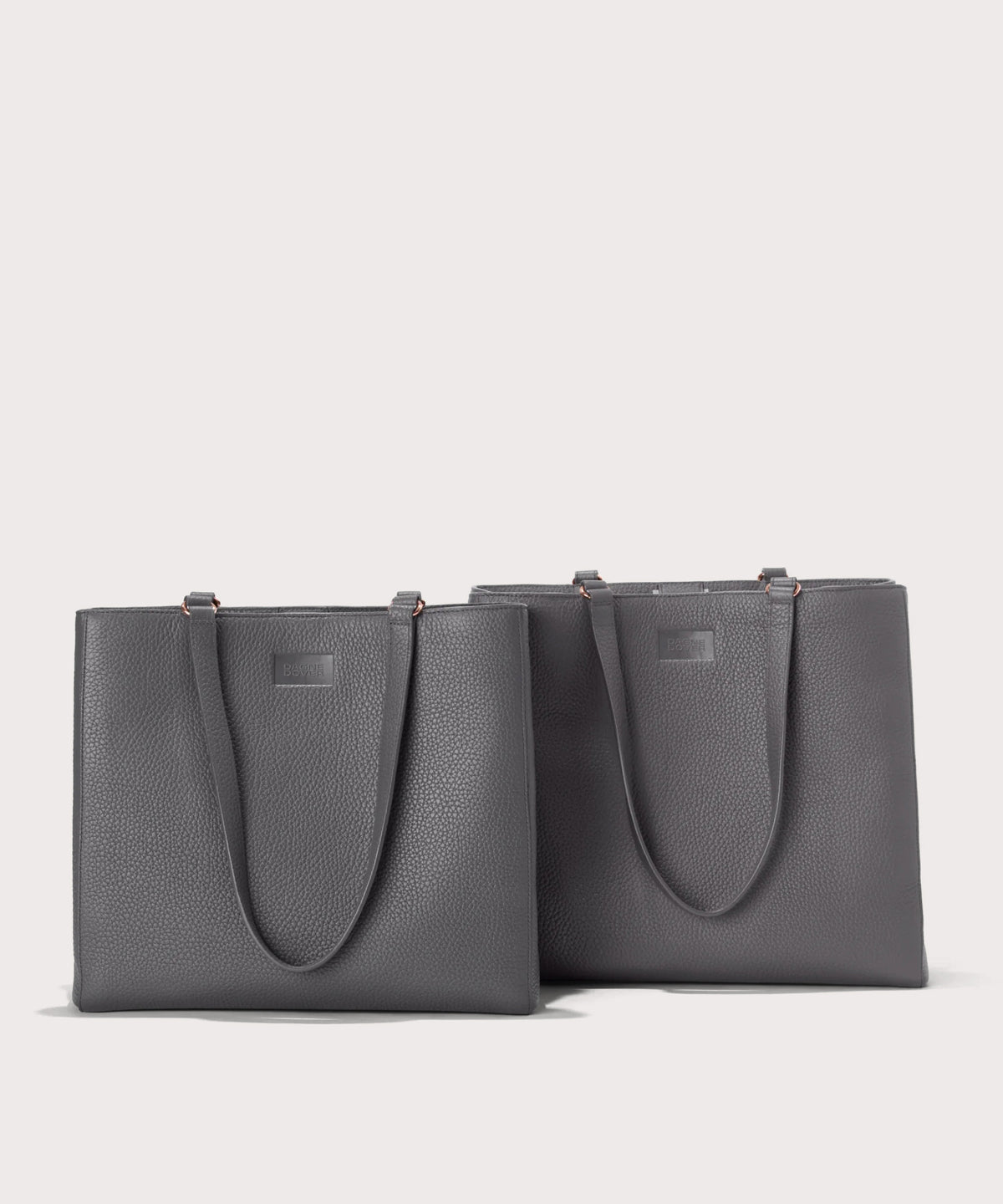 Allyn Tote in Graphite, Large - Image 14