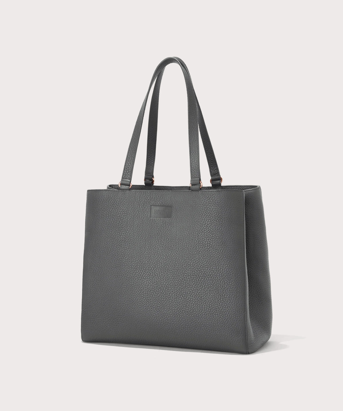 Allyn Tote in Graphite, Large - Image 10