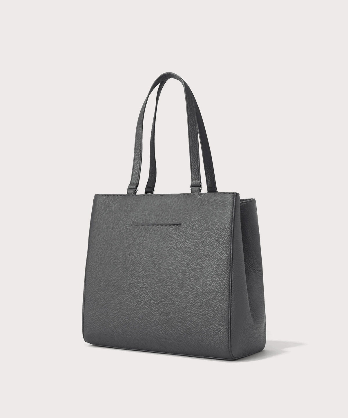 Allyn Tote in Graphite, Large - Image 11