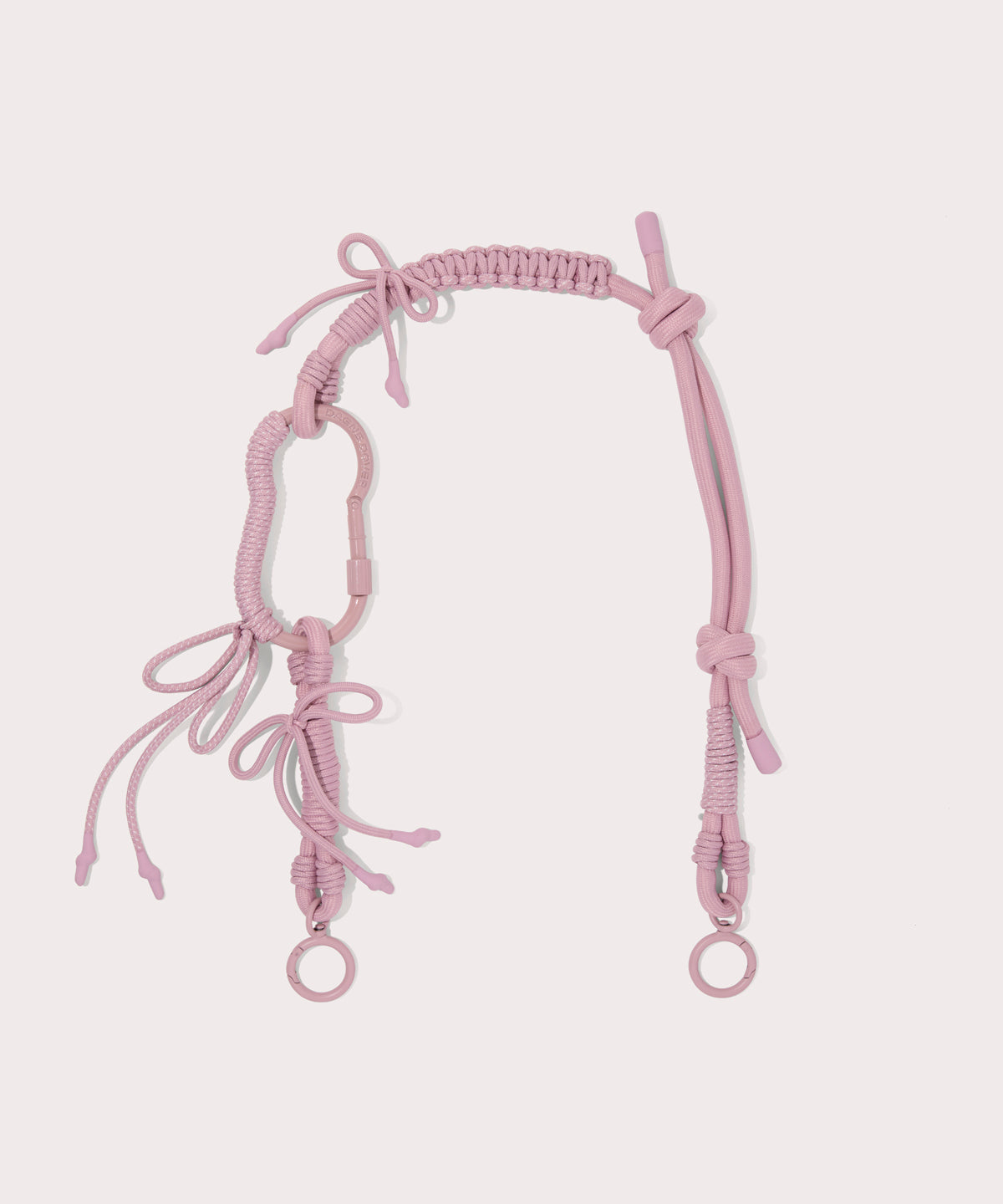 Corded Adjustable Crossbody Strap in Wild Rose