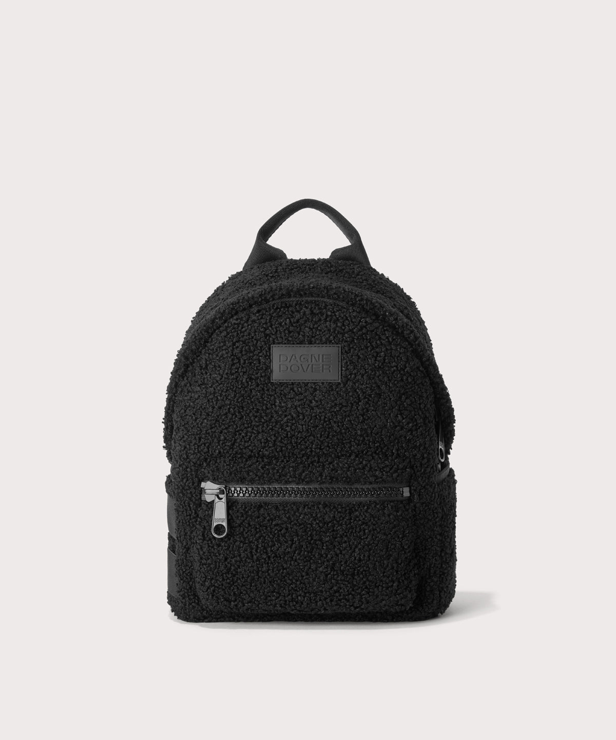 Dakota Backpack in Onyx Shearling . Small