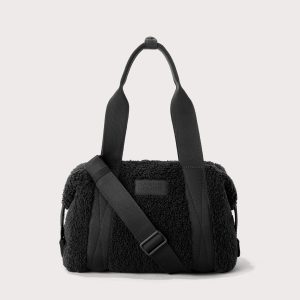 Landon Carryall in Onyx Shearling . Small