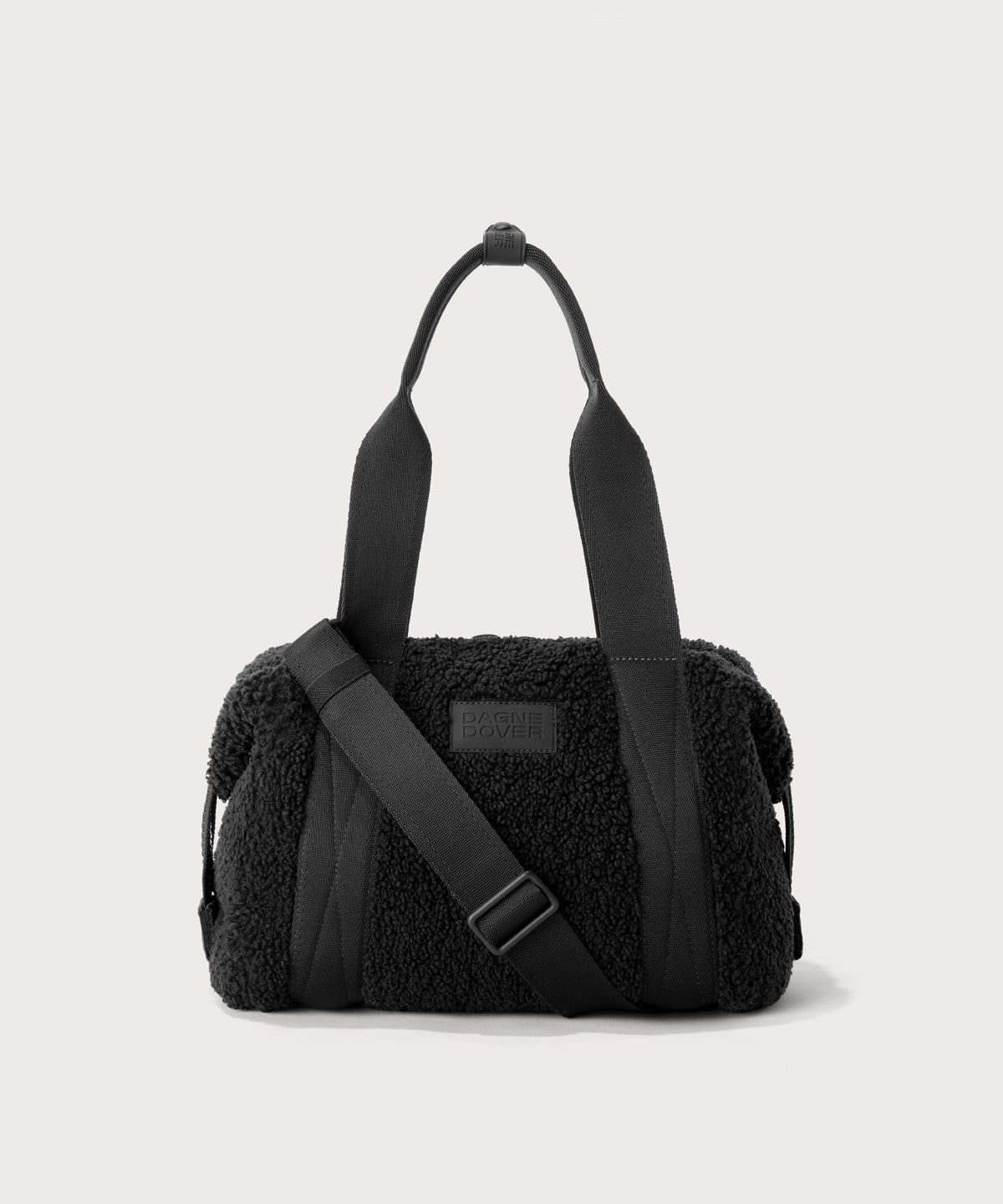 Landon Carryall in Onyx Shearling . Small
