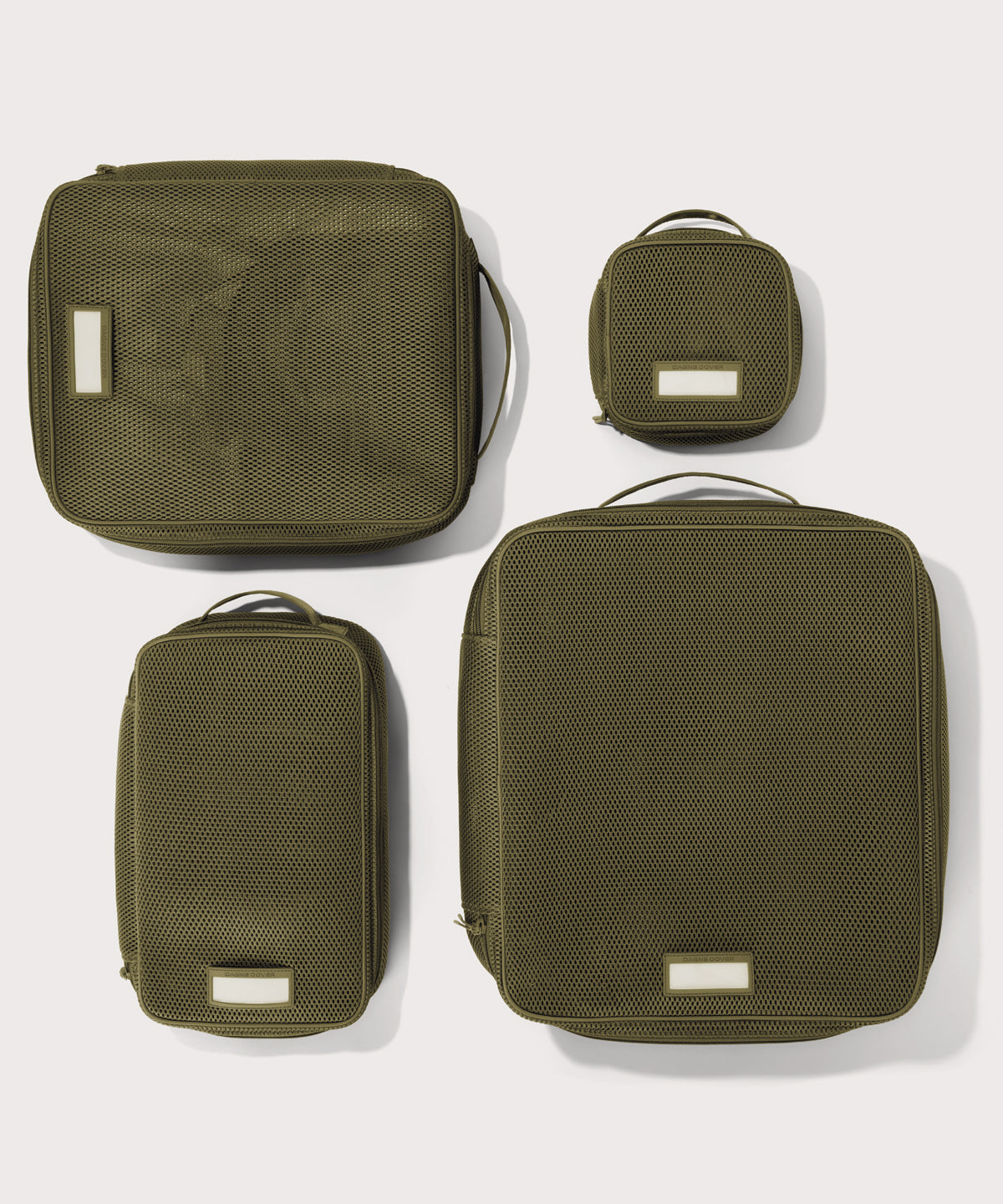 Roma Packing Cube in Dark Moss Air Mesh. Medium - Image 5