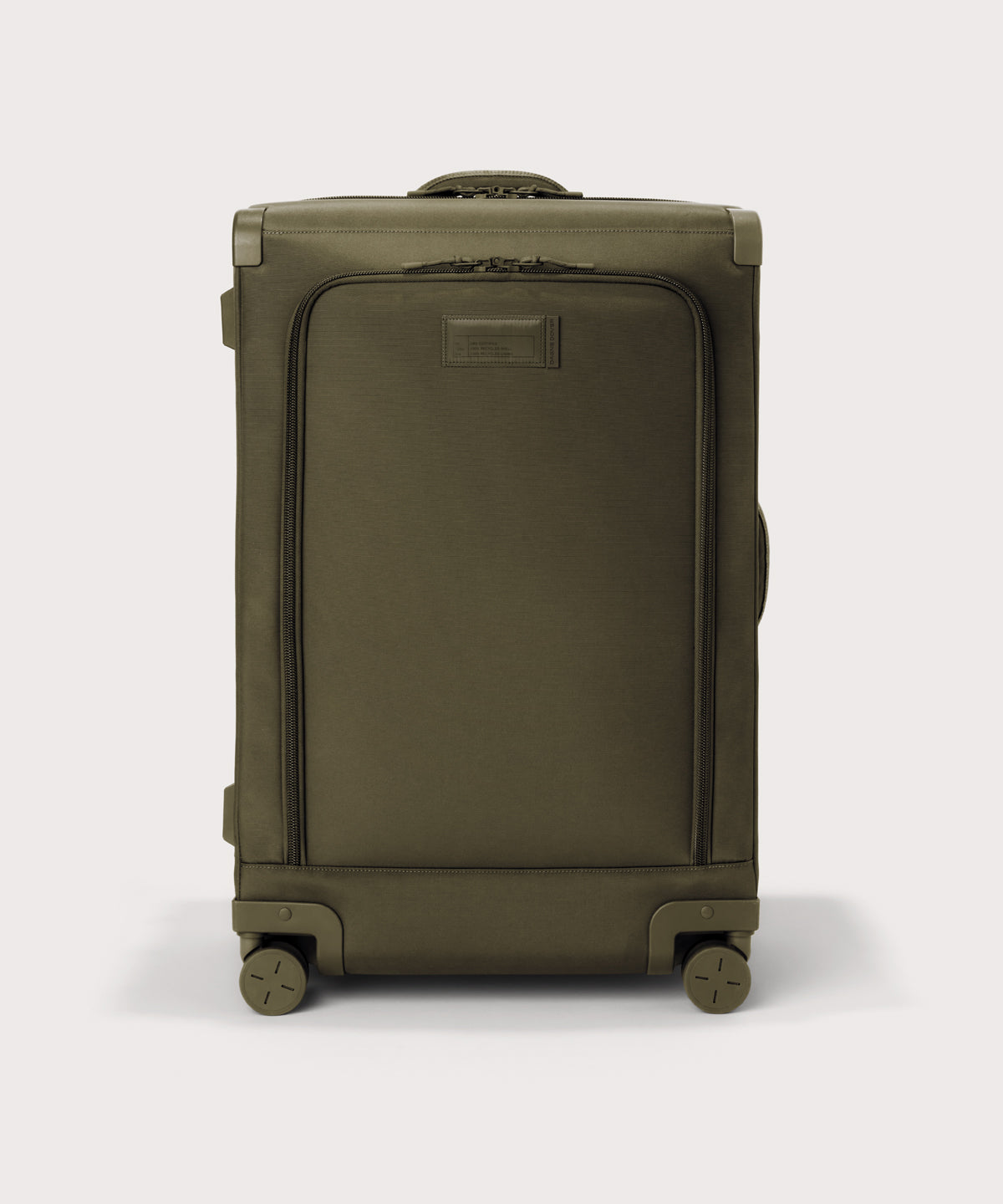 Sydney Checked Luggage in Dark Moss. Larger – 28.5 inch
