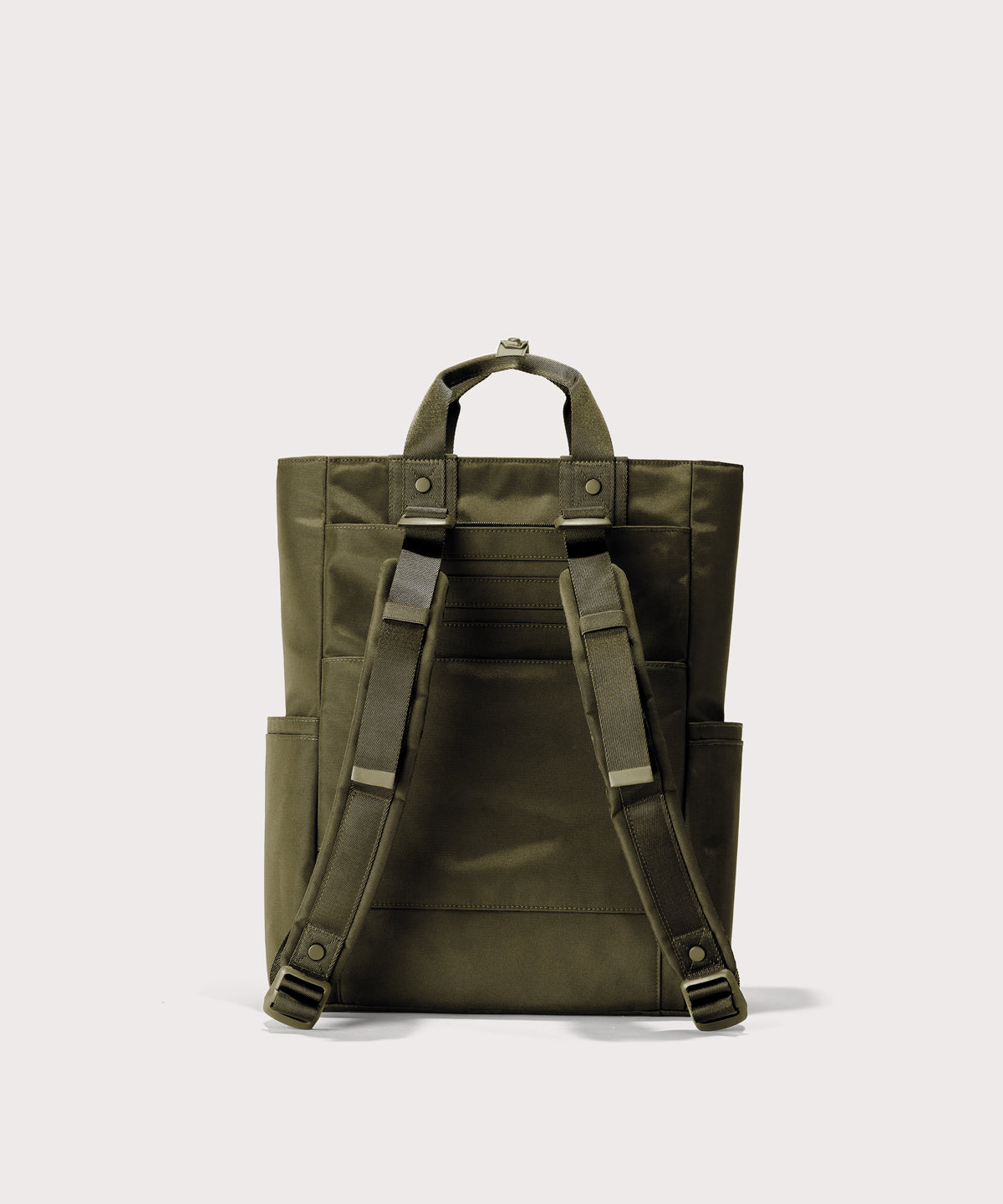 Petra Convertible Tote in Dark Moss - Image 5